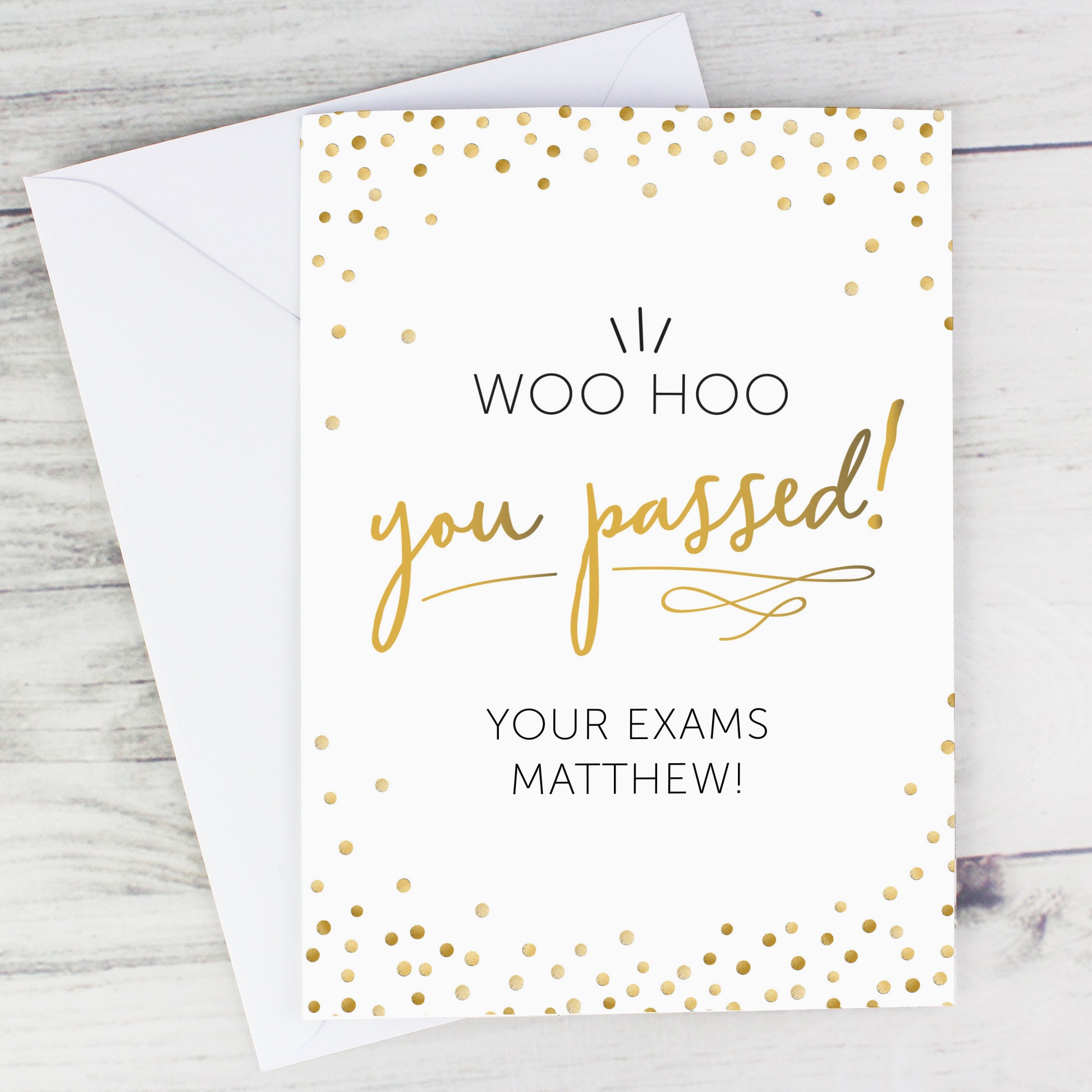 Personalised You Passed! Card - image 5