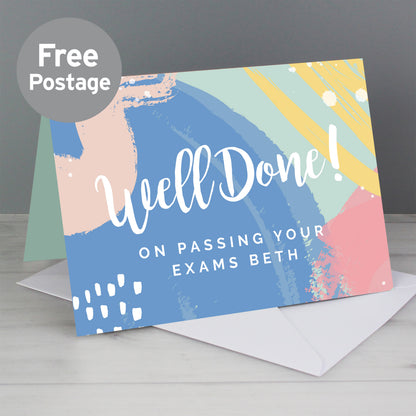 Personalised Well Done! Card from Heartfelt Gifts