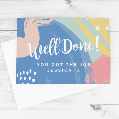 Personalised Well Done! Card - image 5