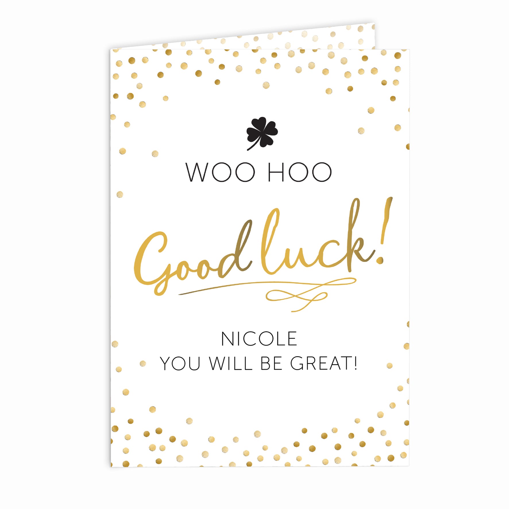 Personalised Good Luck Card - image 2