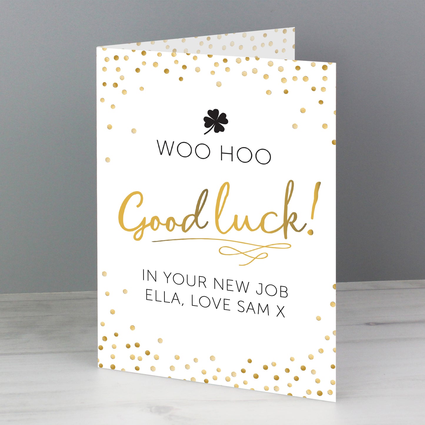 Personalised Good Luck Card - image 4