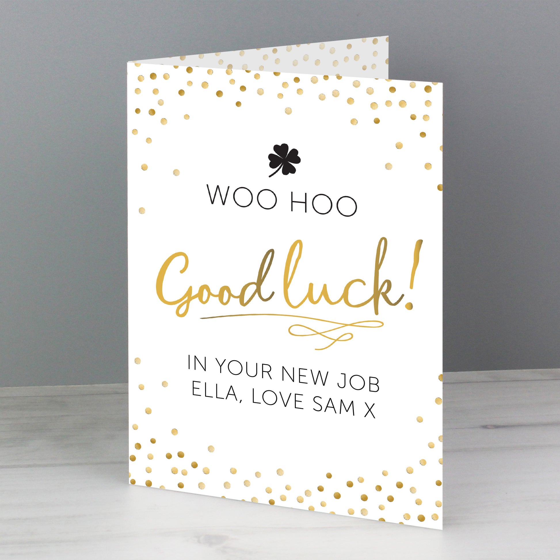 Personalised Good Luck Card - image 4