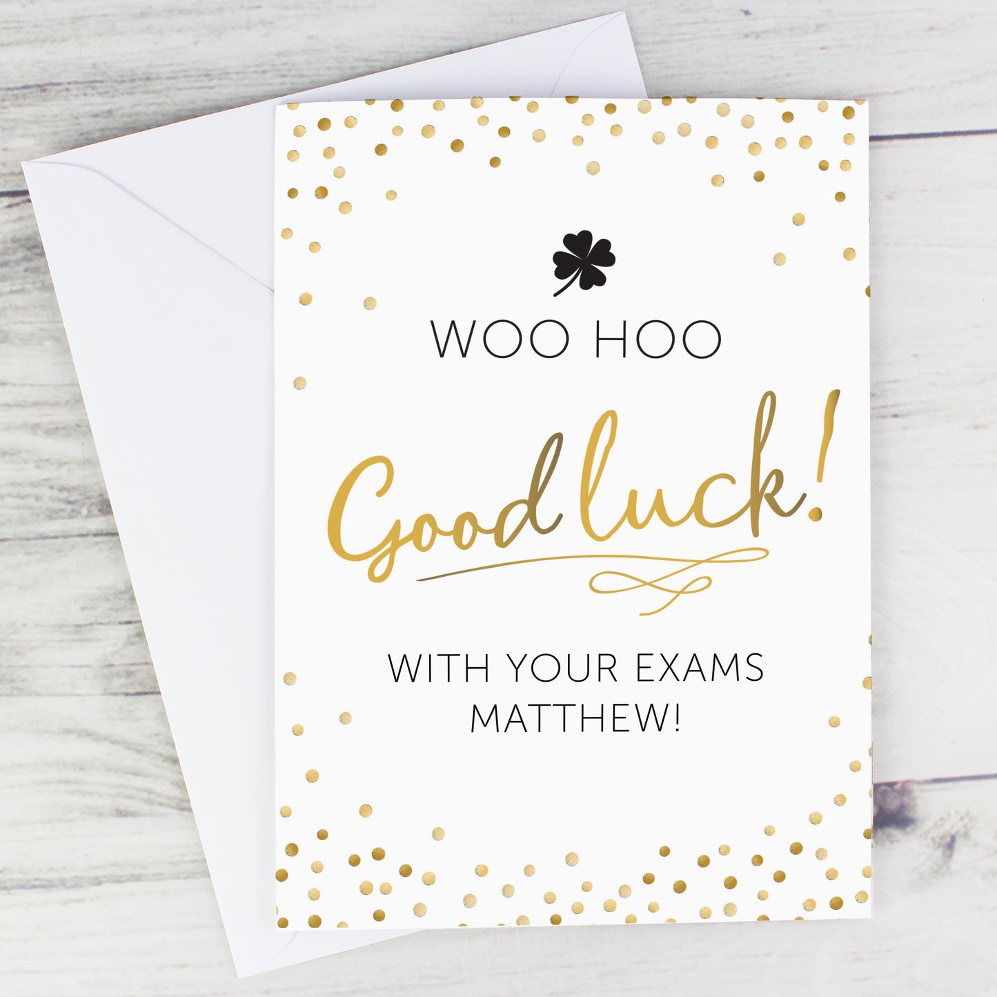 Personalised Good Luck Card - image 5