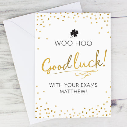 Personalised Good Luck Card - image 5