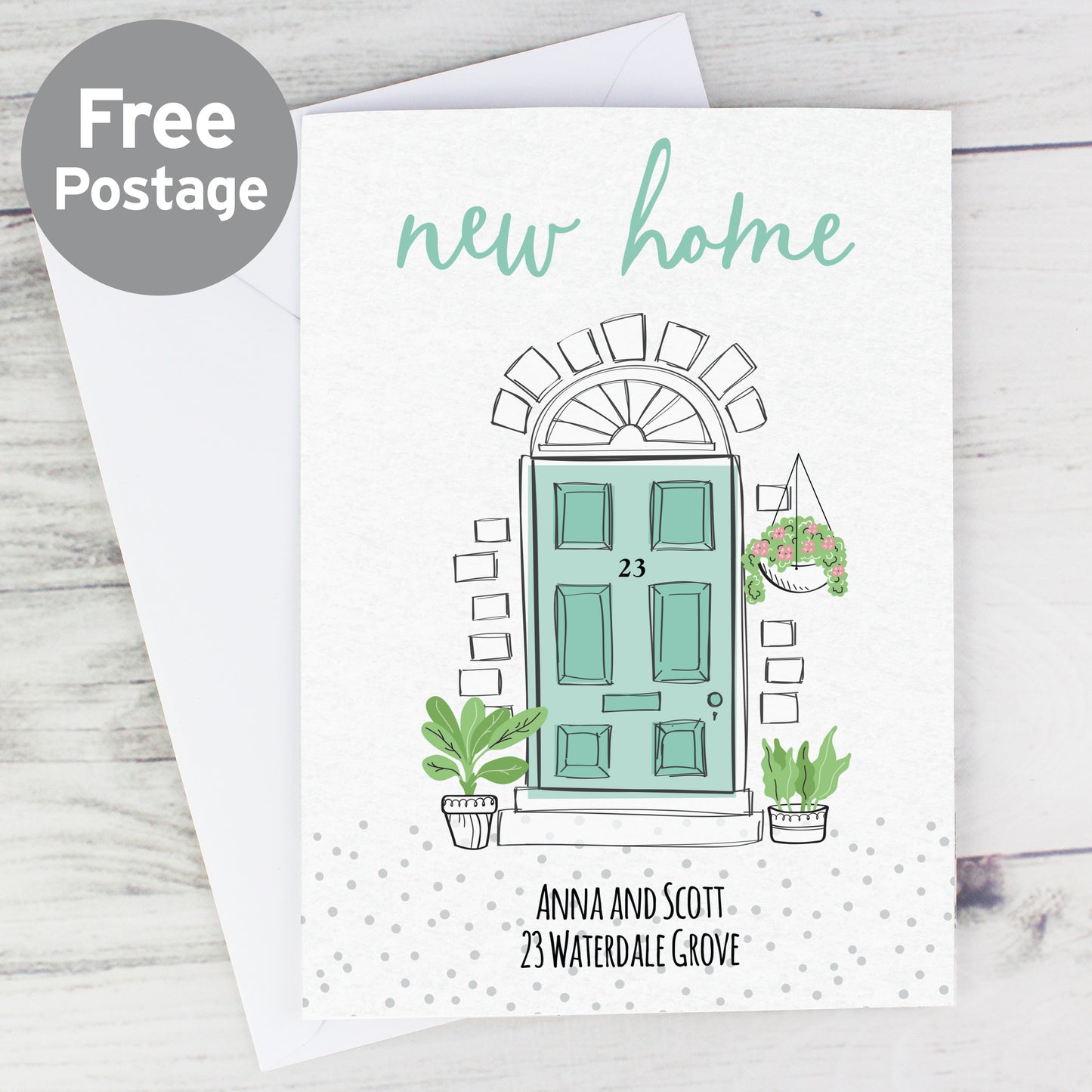 Personalised New Home Card from Heartfelt Gifts