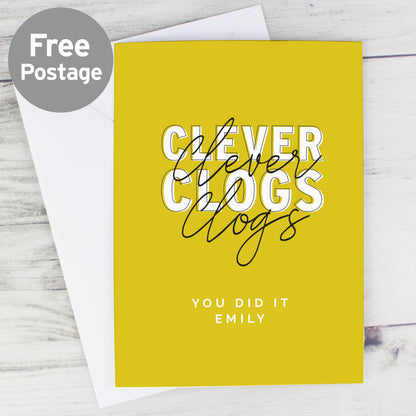 Personalised Clever Clogs Card from Heartfelt Gifts