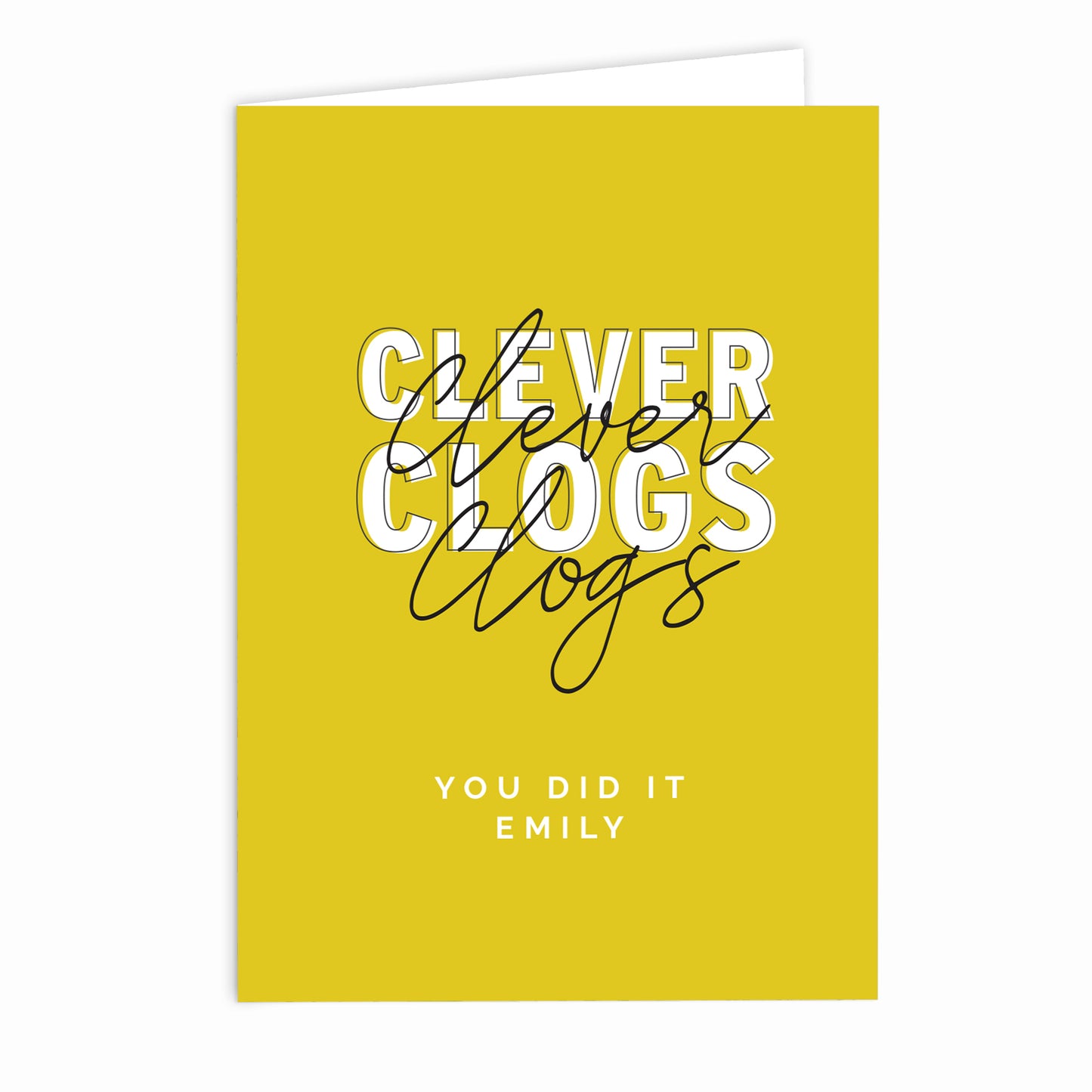Personalised Clever Clogs Card - image 2