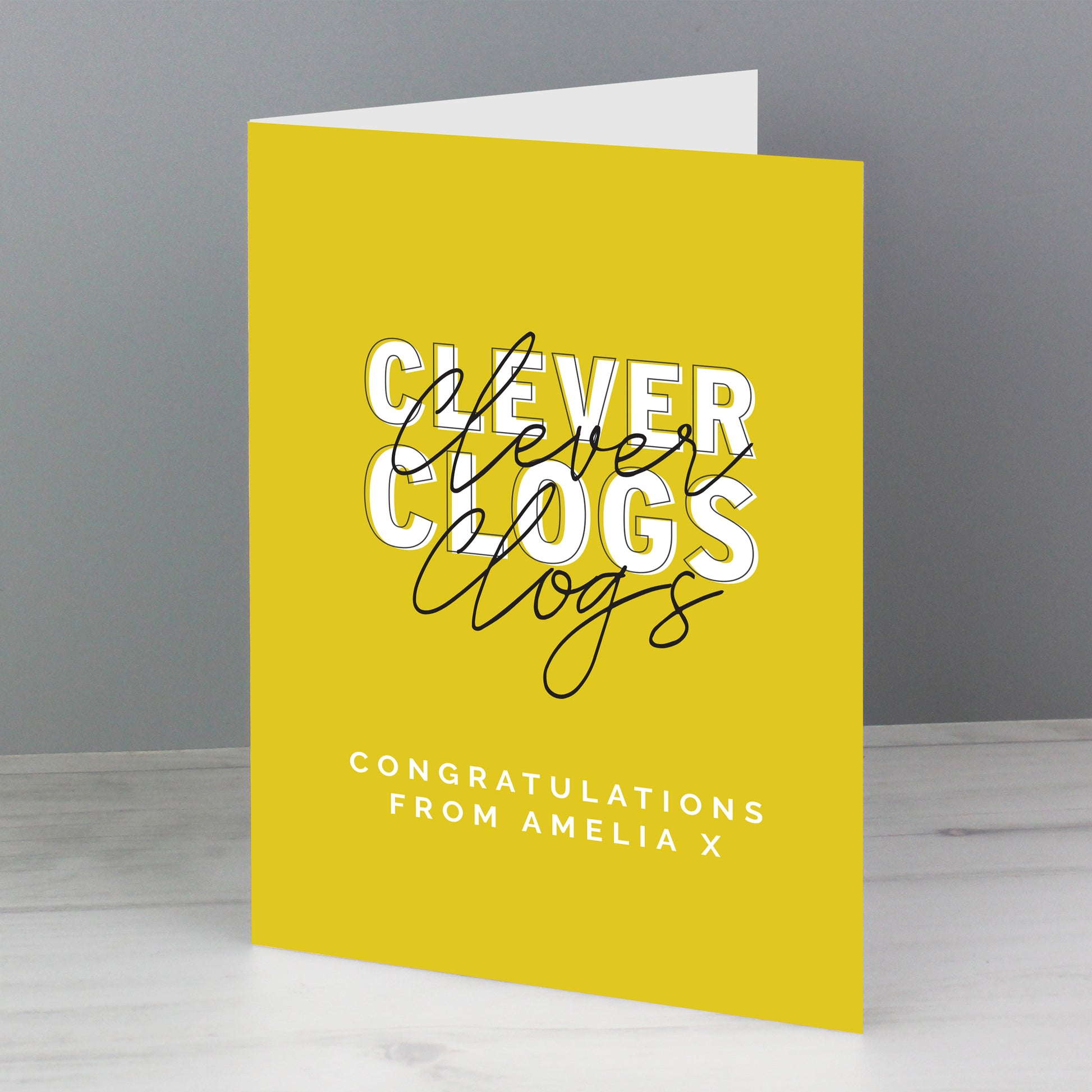 Personalised Clever Clogs Card - image 4