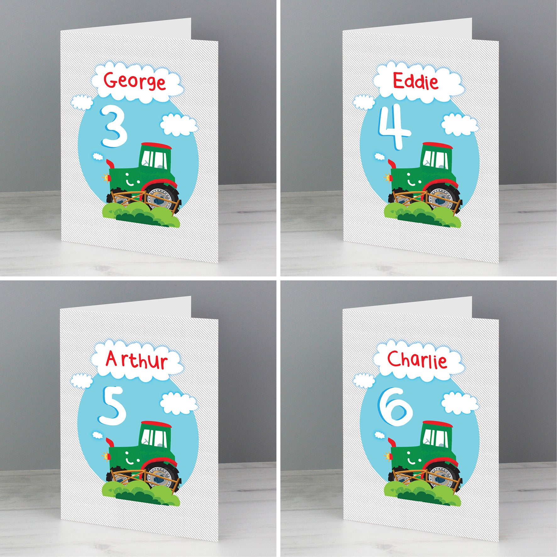Personalised Tractor Birthday Card - image 4