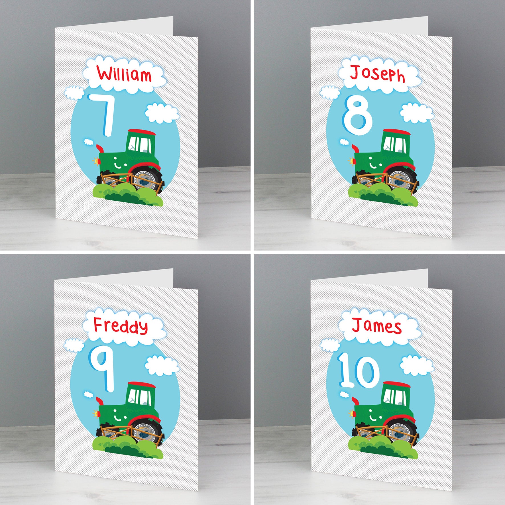 Personalised Tractor Birthday Card - image 5