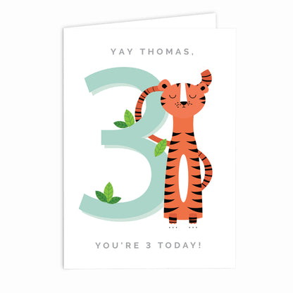 Personalised Animal Birthday Card - image 2