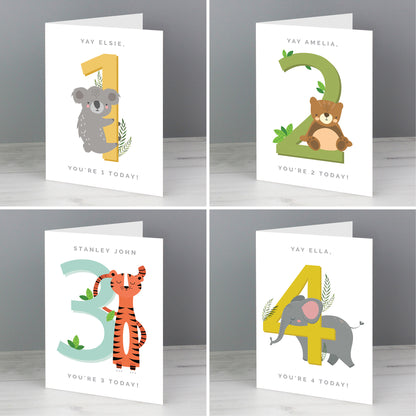 Personalised Animal Birthday Card - image 4