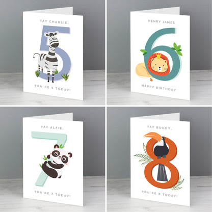 Personalised Animal Birthday Card - image 5
