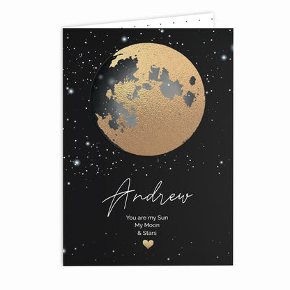 Personalised You Are My Sun My Moon Card - image 2