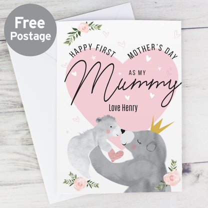 Personalised 1st Mother's Day Mama Bear Card from Heartfelt Gifts