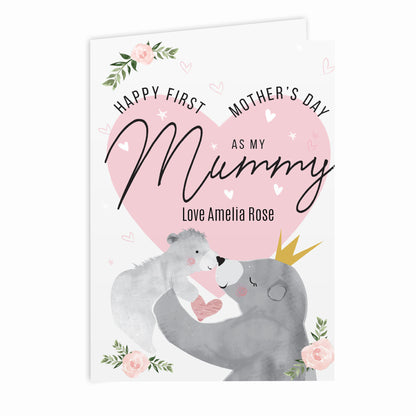 Personalised 1st Mother's Day Mama Bear Card - image 2