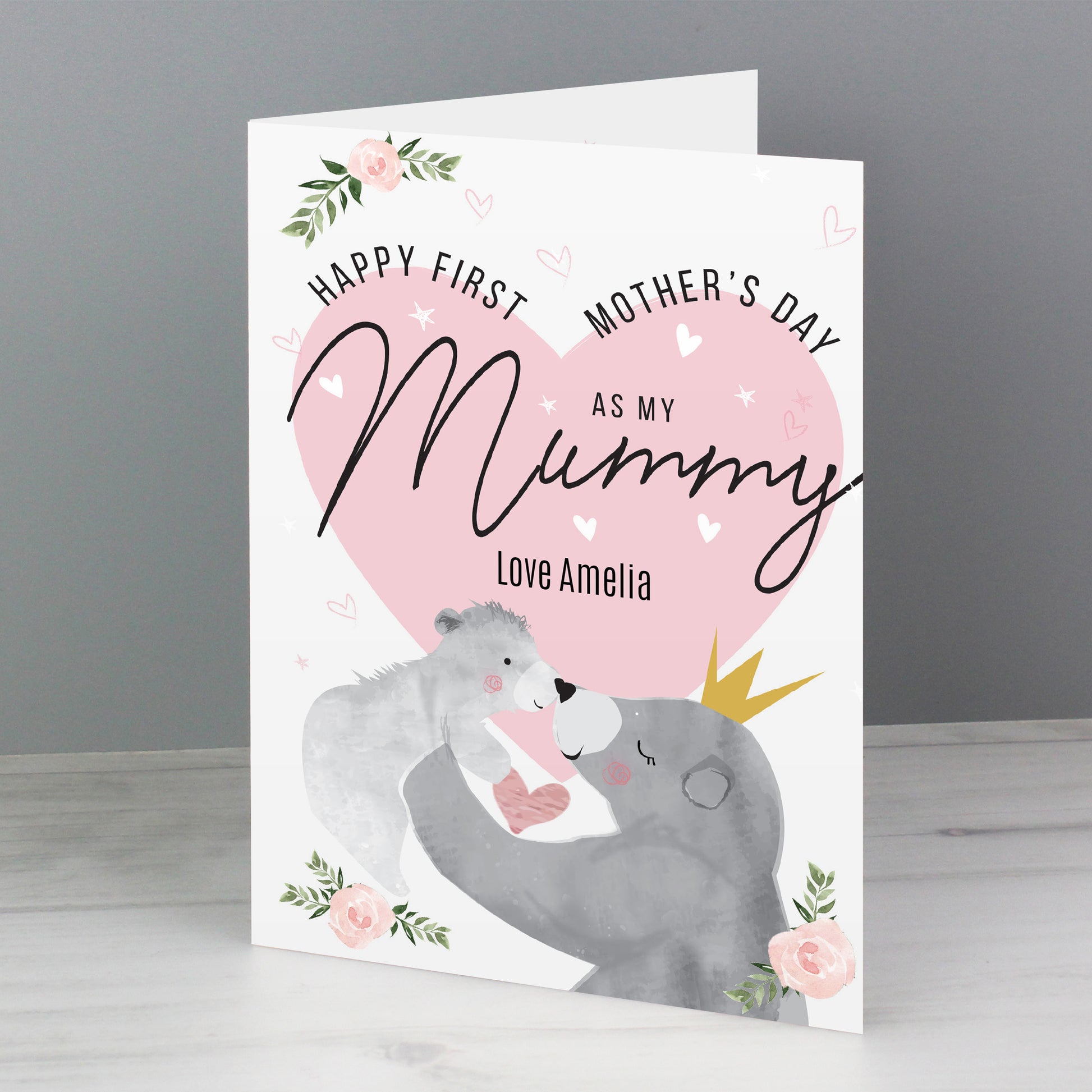 Personalised 1st Mother's Day Mama Bear Card - image 3