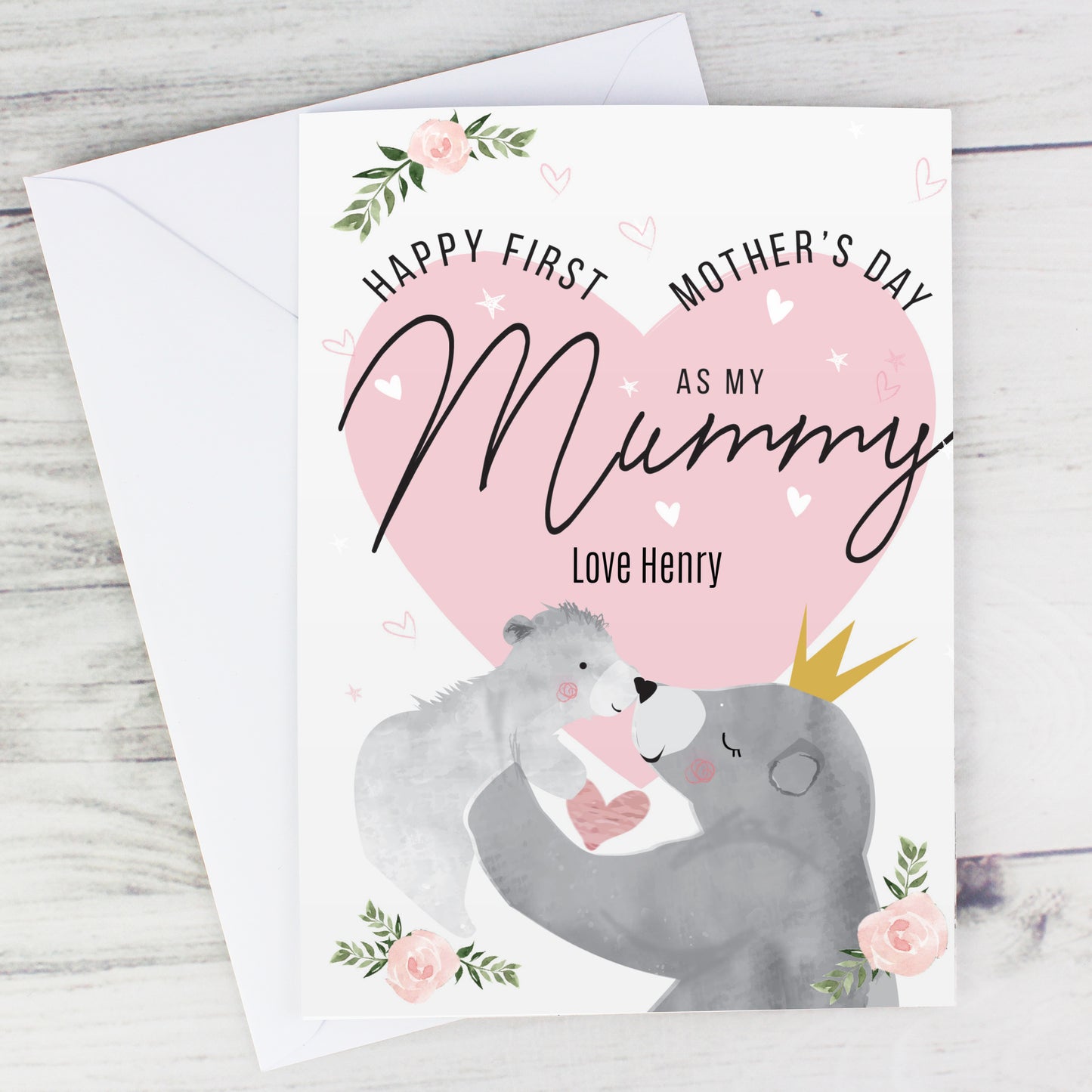 Personalised 1st Mother's Day Mama Bear Card - image 5