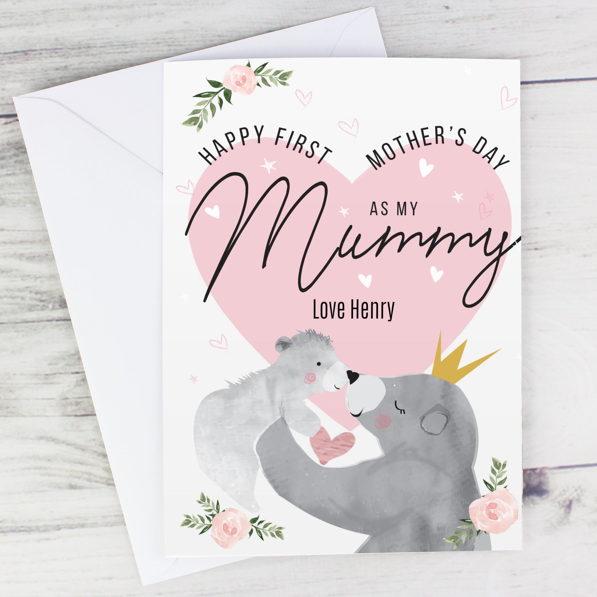 Personalised 1st Mother's Day Mama Bear Card - image 5