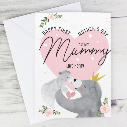 Personalised 1st Mother's Day Mama Bear Card - image 5