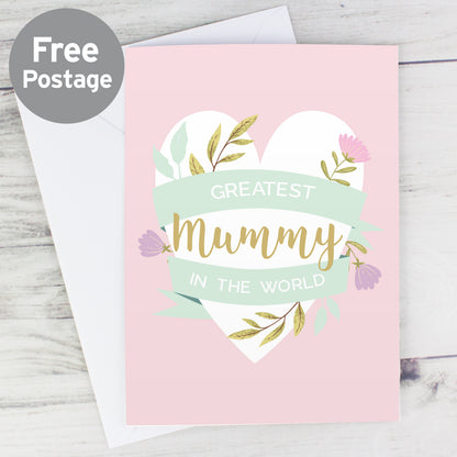 Personalised Floral Heart Card - image 7