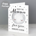 Personalised Over The Moon Card from Heartfelt Gifts
