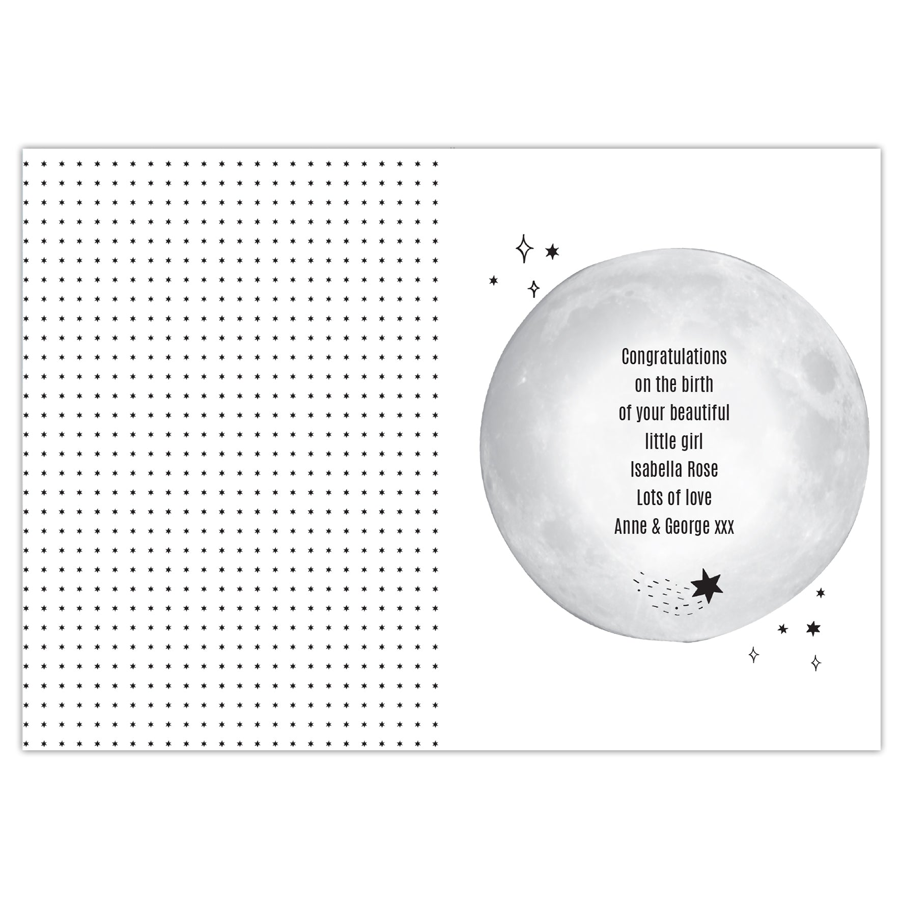 Personalised Over The Moon Card - image 2
