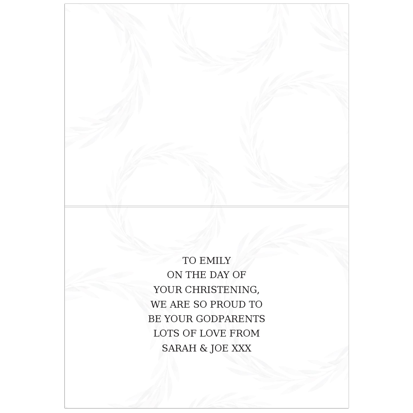 Personalised 'Truly Blessed' Christening Card - image 3