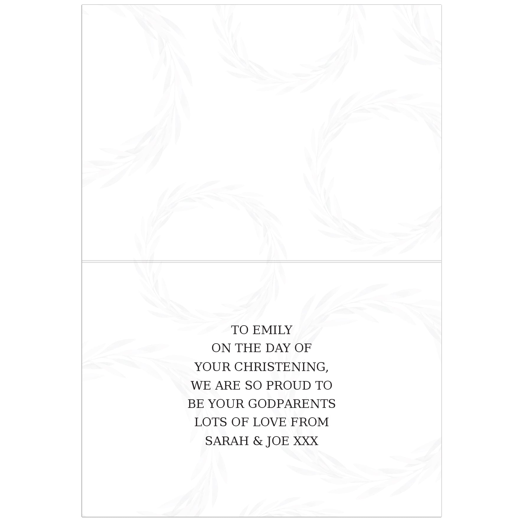 Personalised 'Truly Blessed' Christening Card - image 3