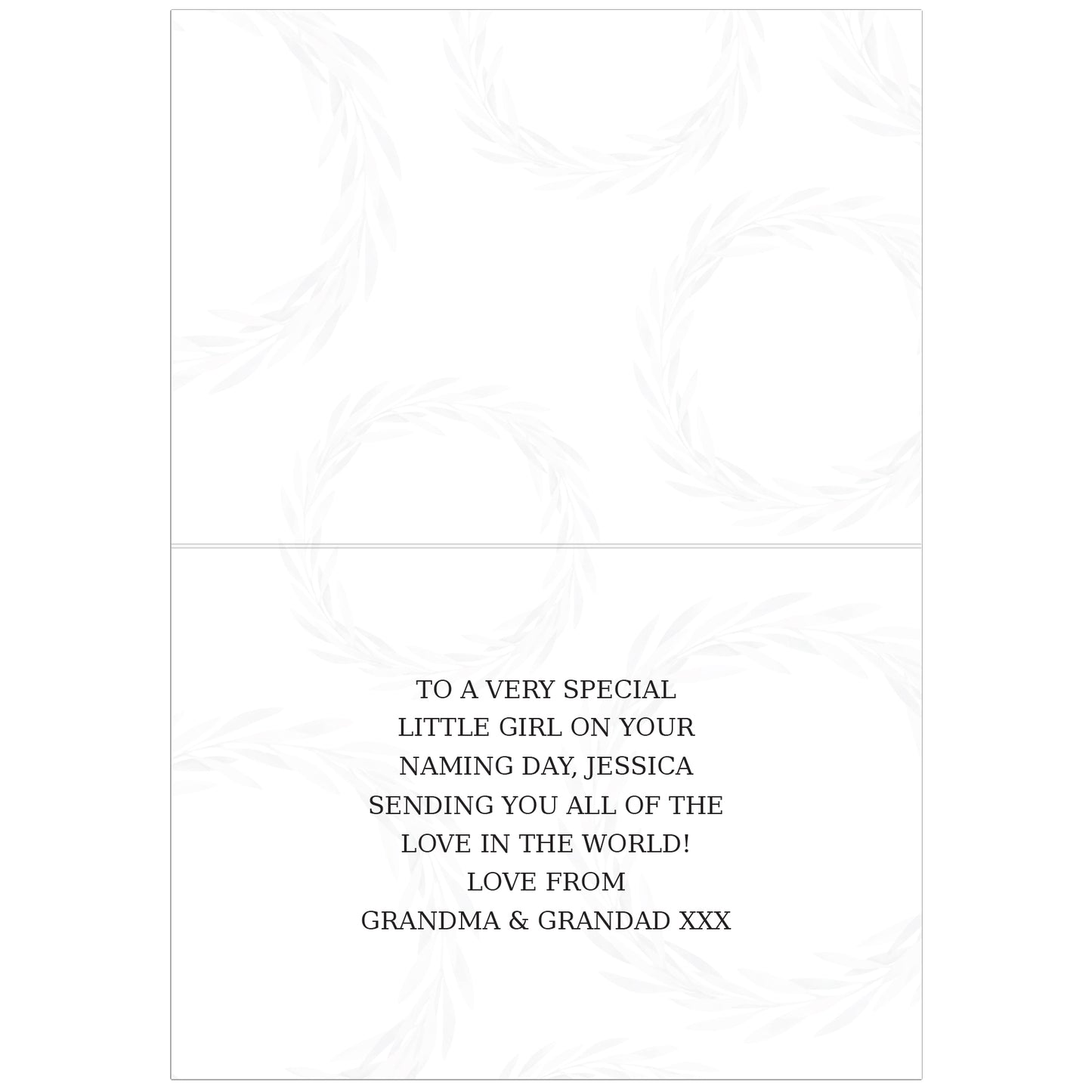 Personalised Truly Blessed Naming Day Card - image 3
