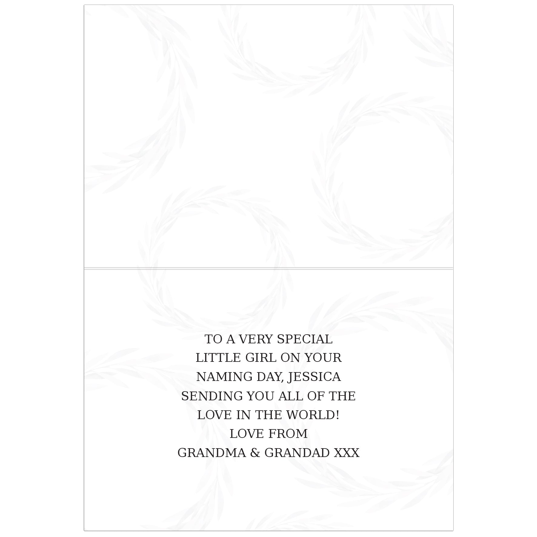 Personalised Truly Blessed Naming Day Card - image 3