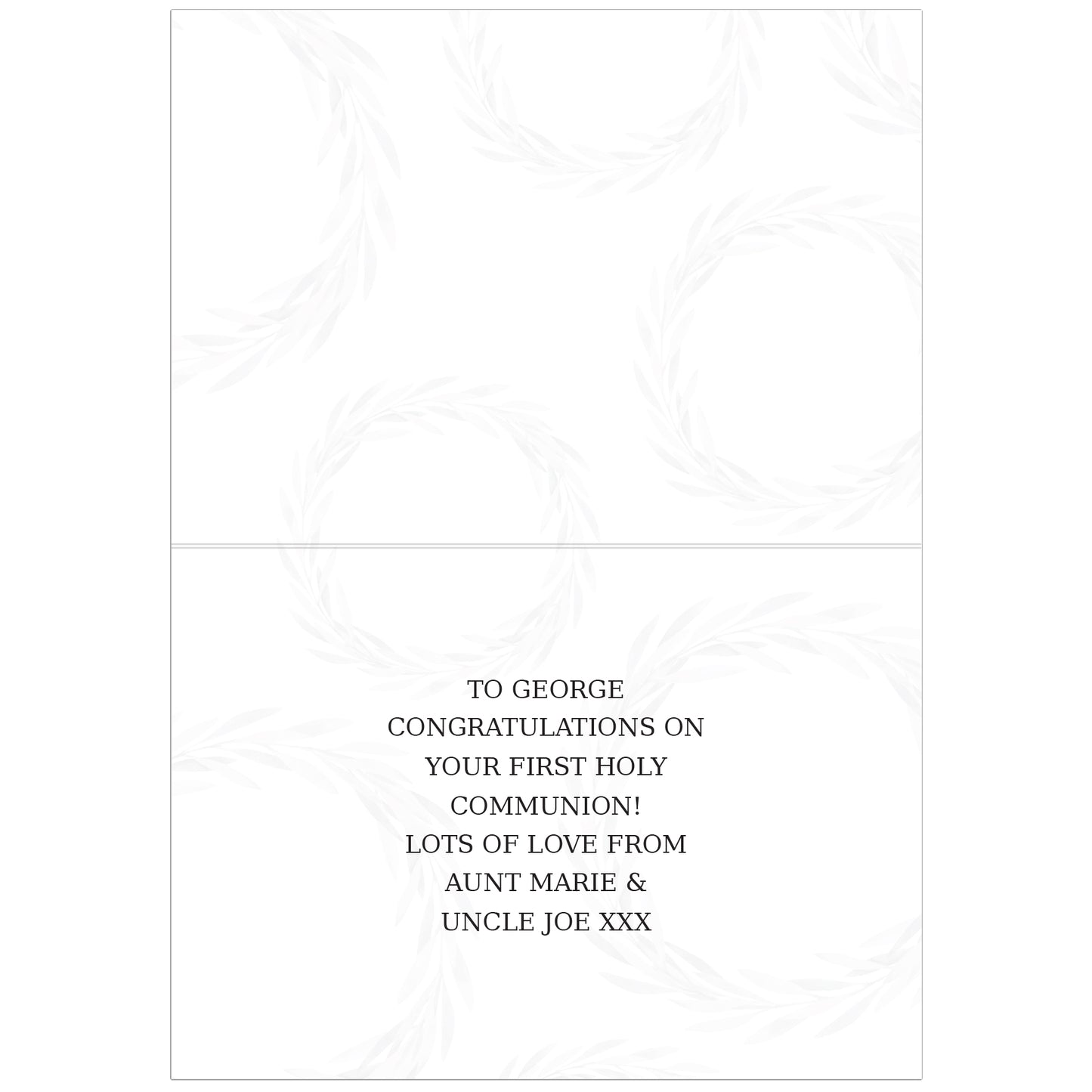 Personalised Truly Blessed First Holy Communion Card - image 3