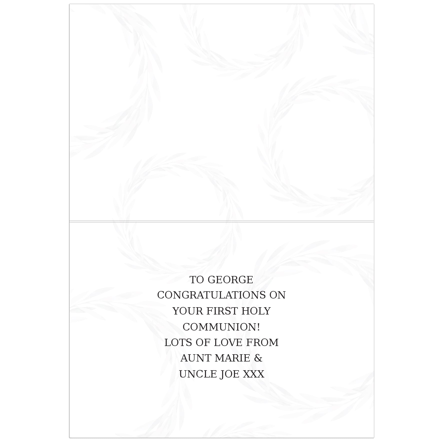 Personalised Truly Blessed First Holy Communion Card - image 3