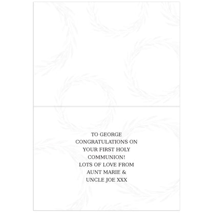 Personalised Truly Blessed First Holy Communion Card - image 3