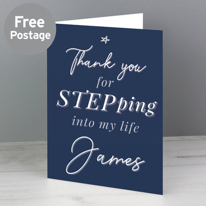 Personalised Stepdad Card from Heartfelt Gifts