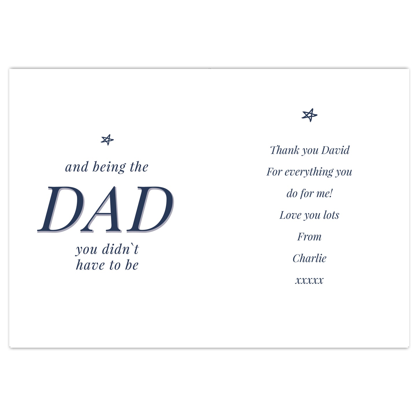 Personalised Stepdad Card - image 3