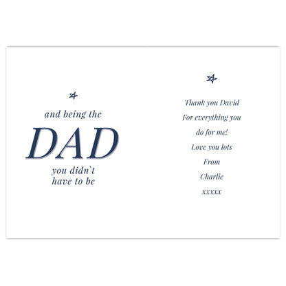 Personalised Stepdad Card - image 3