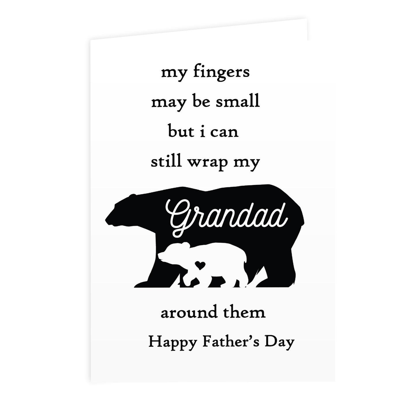 Personalised Fingers may be small Card - image 2