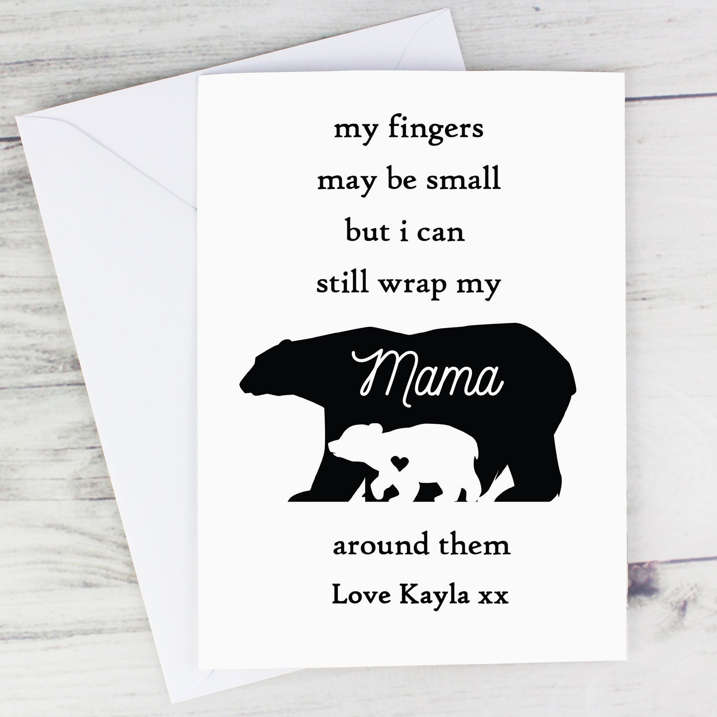Personalised Fingers may be small Card - image 3