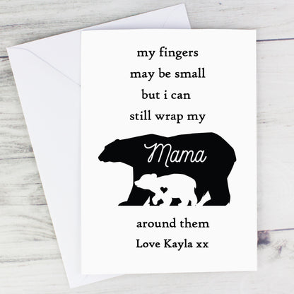 Personalised Fingers may be small Card - image 3