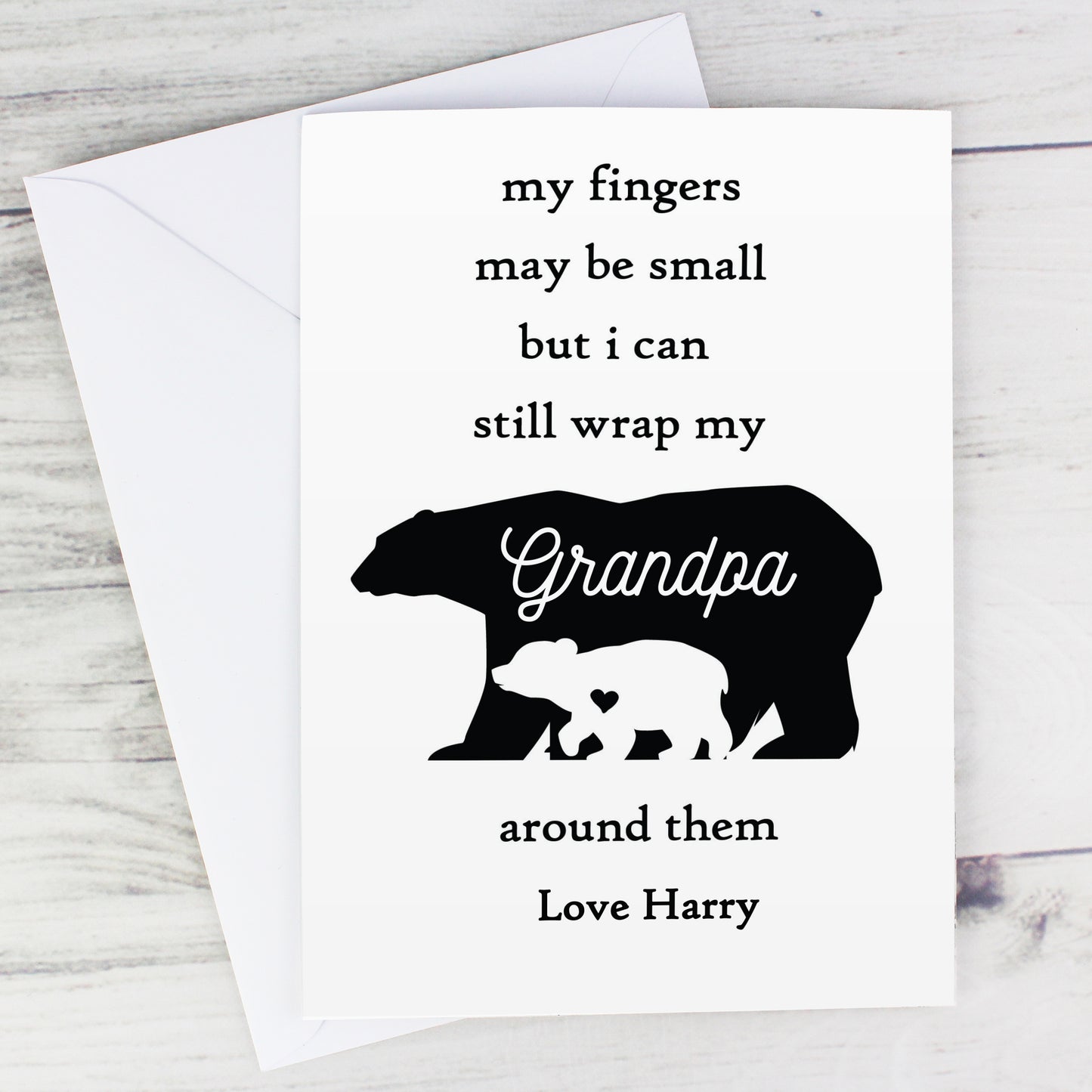 Personalised Fingers may be small Card - image 4