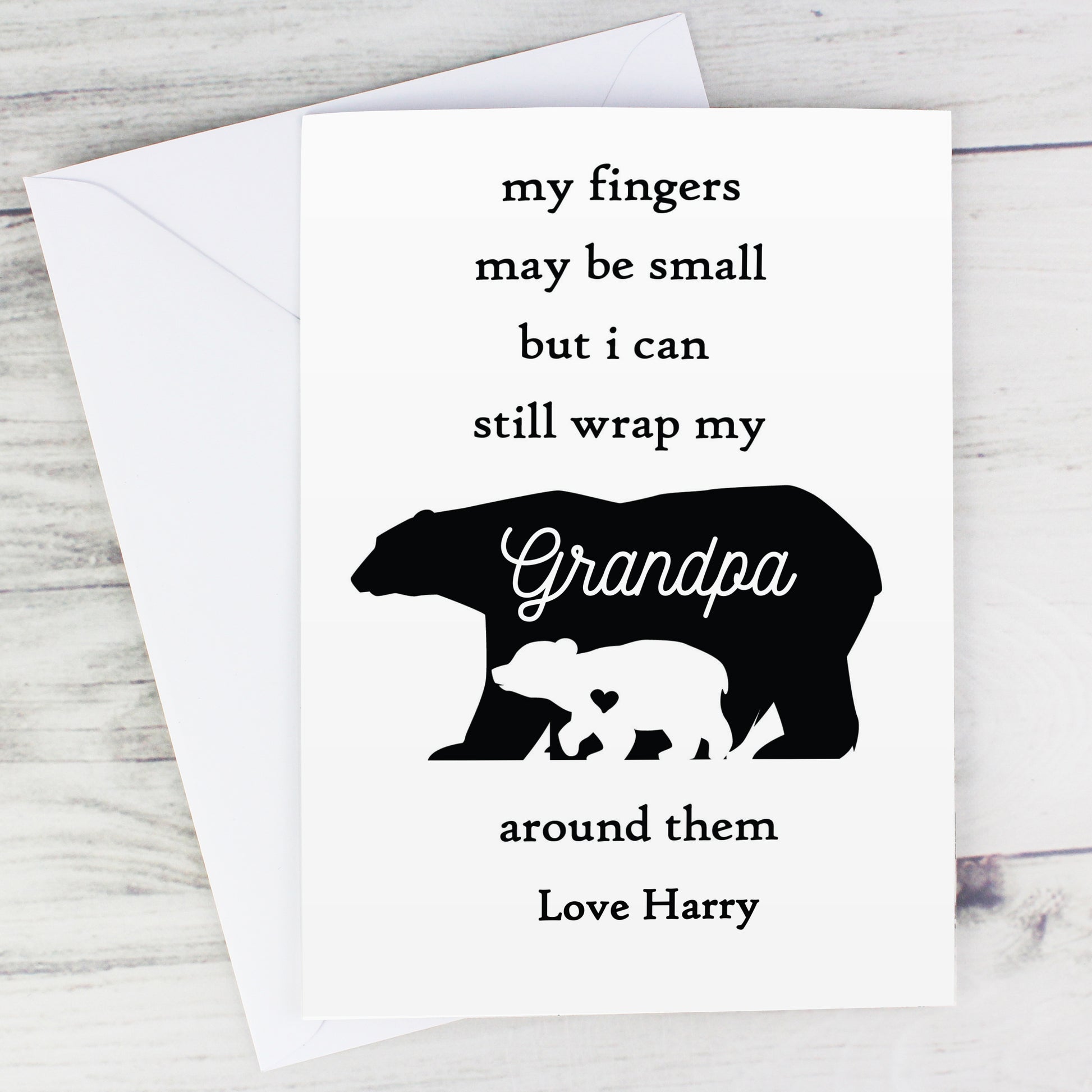 Personalised Fingers may be small Card - image 4