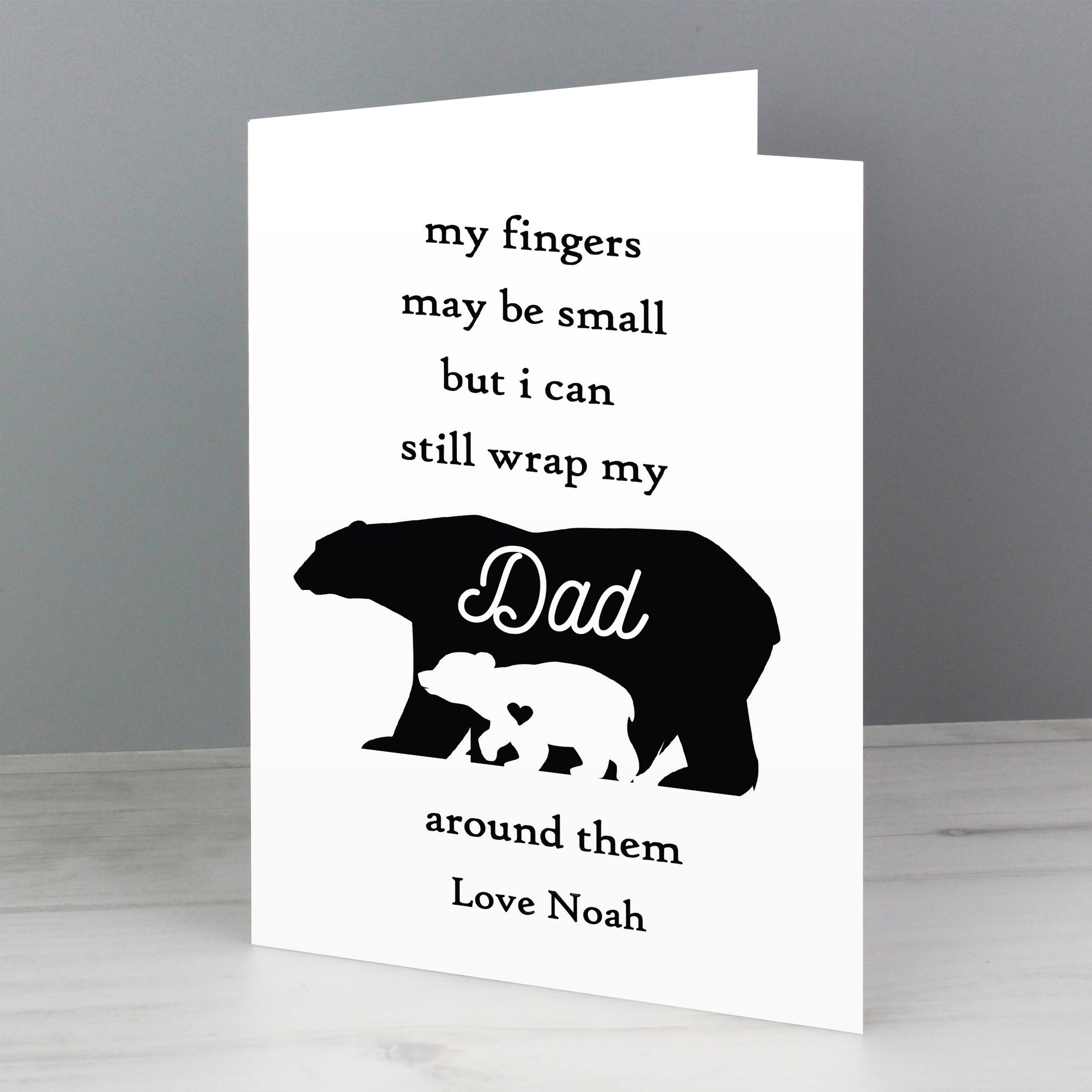 Personalised Fingers may be small Card - image 6