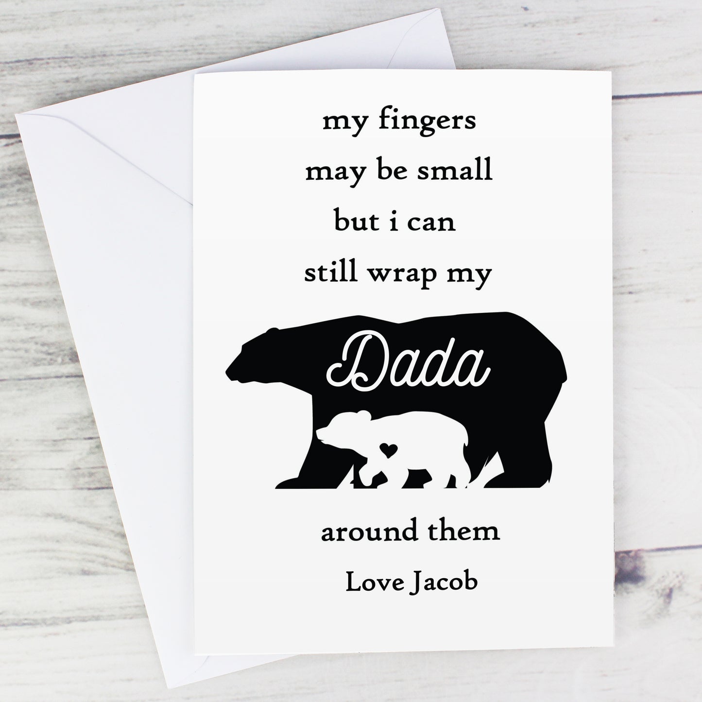 Personalised Fingers may be small Card - image 7