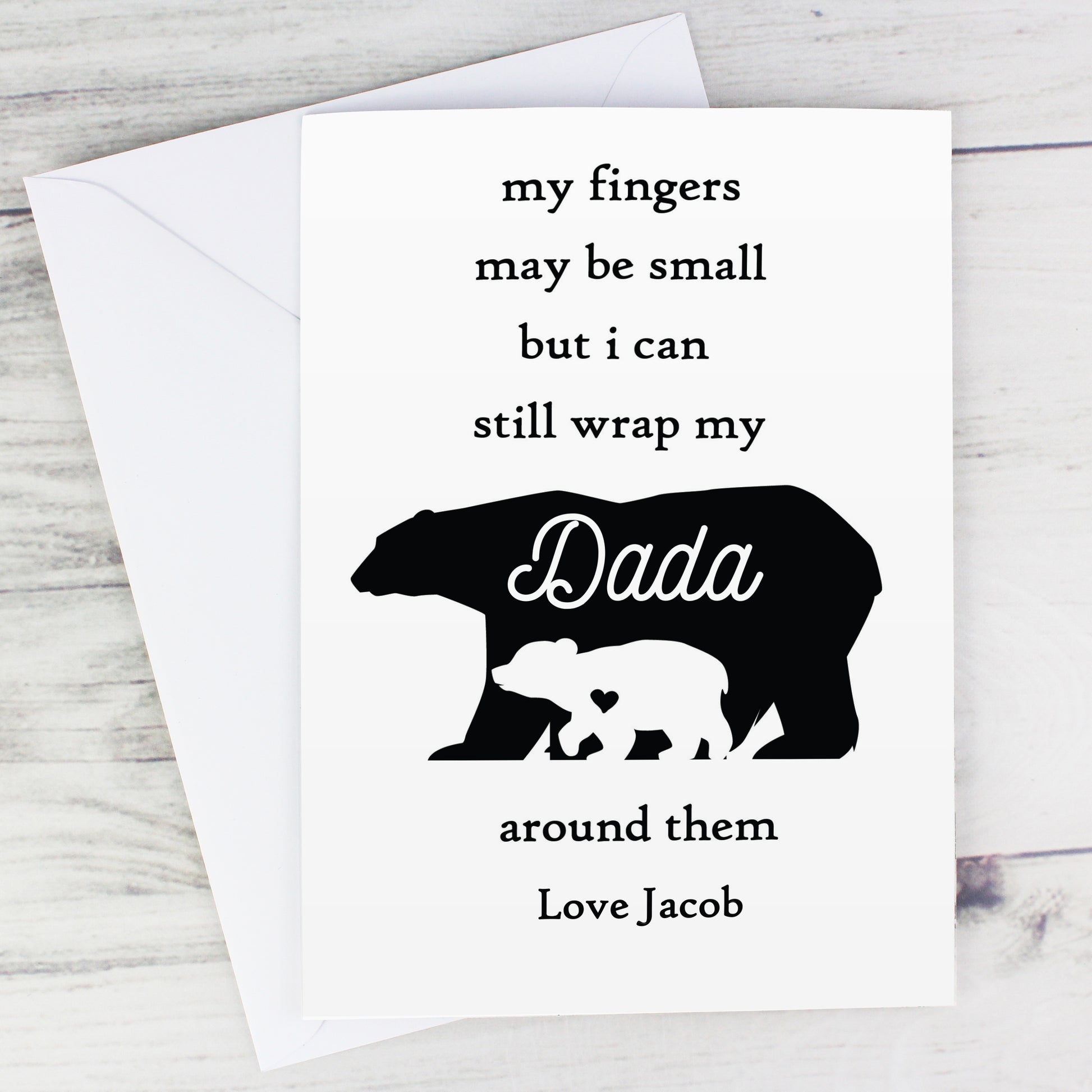 Personalised Fingers may be small Card - image 7