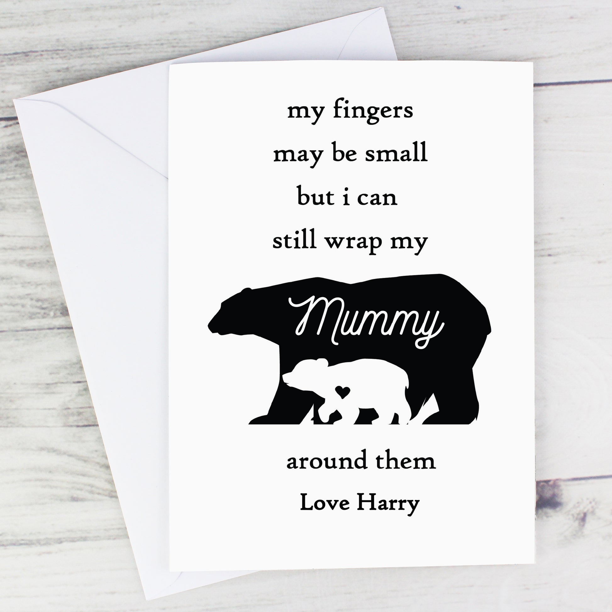 Personalised Fingers may be small Card - image 9