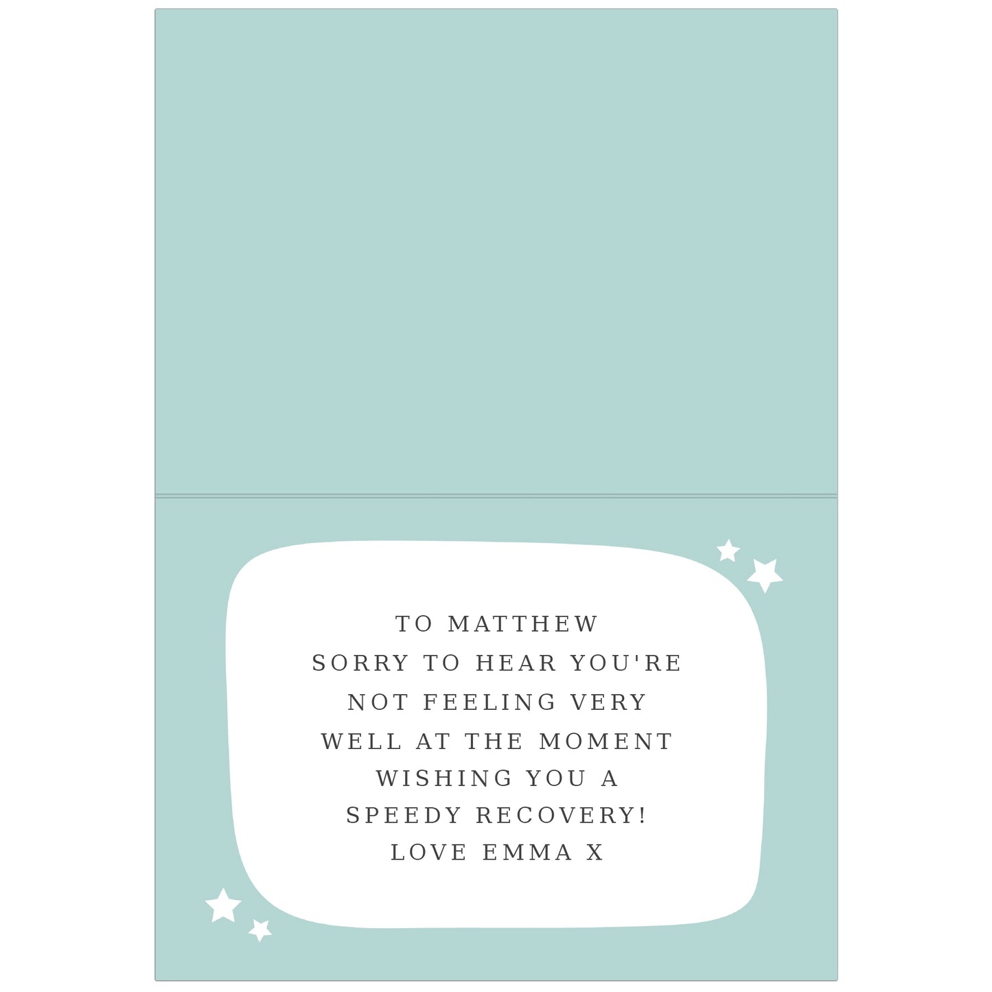Personalise With Your Own Message Card - image 3