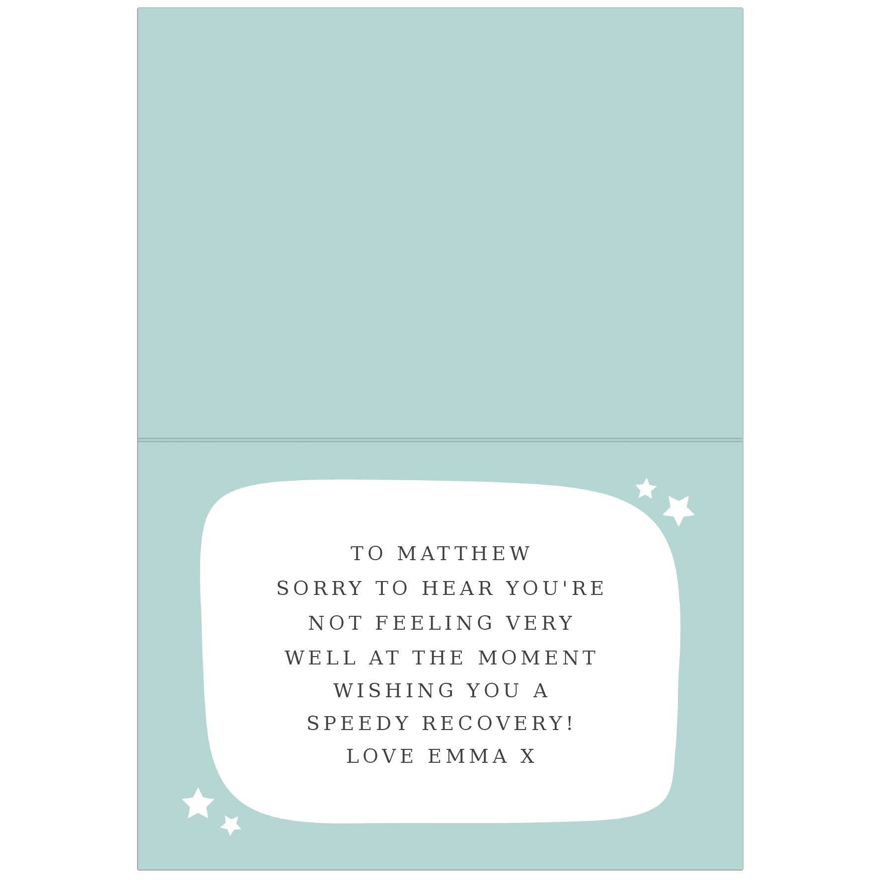 Personalise With Your Own Message Card - image 3