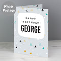 Personalised Geo Birthday Card from Heartfelt Gifts
