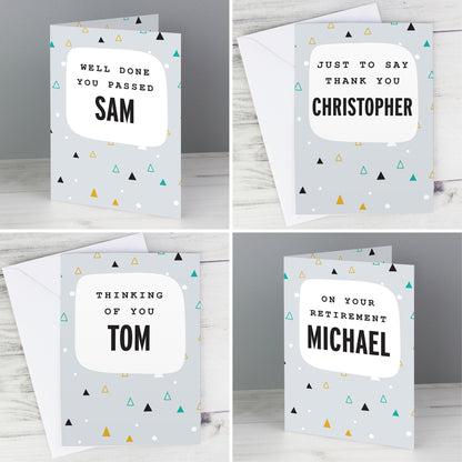 Personalised Geo Birthday Card - image 5